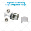 Various Models 4 x Zinc Alloy Shower Door Rollers Twin 23mm