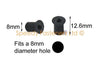 Aprilia RSV4 RSVR RS125 50x Wellnuts M4 x 8mm Rubber Windshield Well Nuts