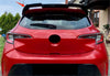 Toyota Corolla Hatchback Rear Boot Spoiler Glossy Black Wing (2019-2024)
