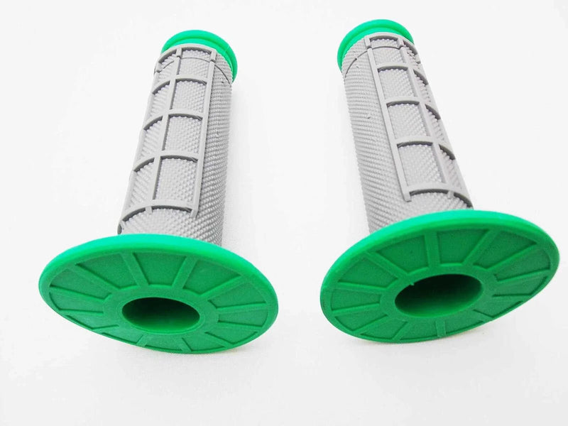 Honda MX Enduro Trail Green Grey Forseti Hand Grip Set