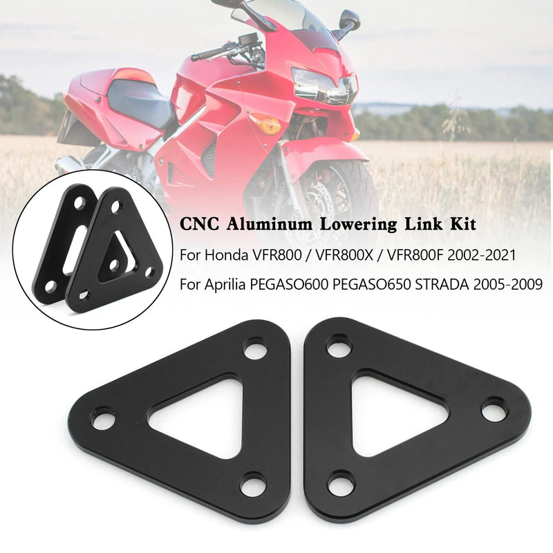Honda VFR800 (2002-2021) & Pegaso 600 / 650 Lowering Kit (2005-2009)