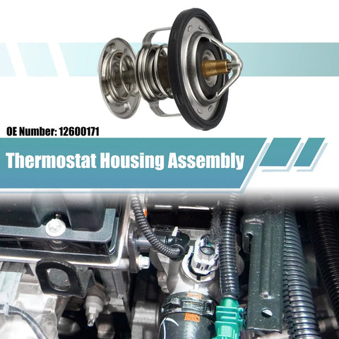 Chevrolet Silverado Engine Coolant Thermostat Housing Assembly (2003-2006)