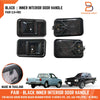 Mazda B-Series Bravo UF 323 626 Black Inner Door Handle Pair (1994-2006)