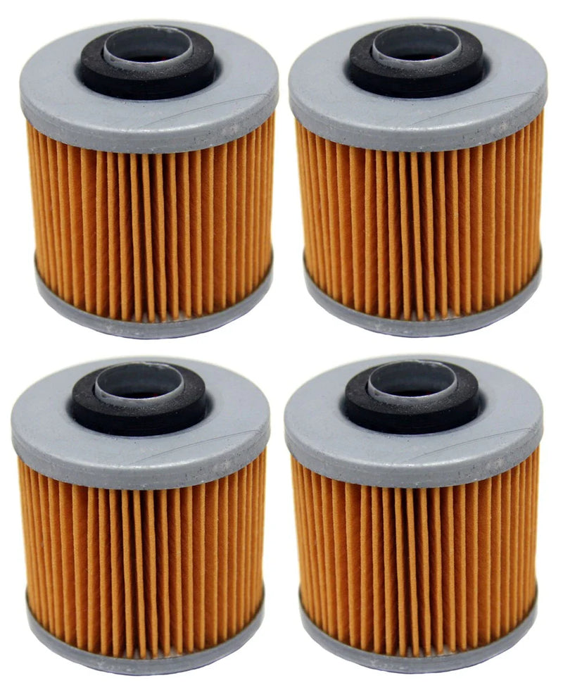 Yamaha Grizzly 600 4x4 & Raptor 700 Oil Filters 4 x (2002–2012)