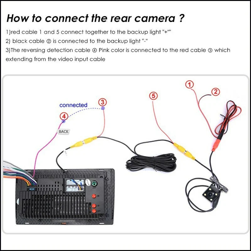 Car Rear View Backup Camera Infiniti QX56 QX80 (2016–2019)
