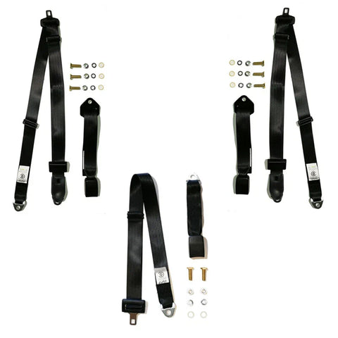 Toyota Landcruiser FJ40 3 Door Station Wagon Front Seat Belt Kit (1980-1984)