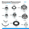 Yamaha Banshee 350 Transmission Bearings Kit with Circlip (1987–2006)