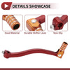Kayo T6 Foldable Motorcycle Gear Shifter Lever Red Orange