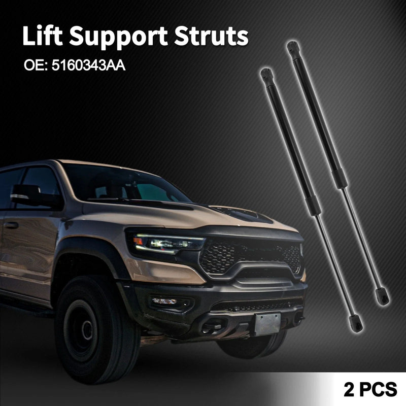 Dodge Ram 1500 Front Hood Lift Supports Struts