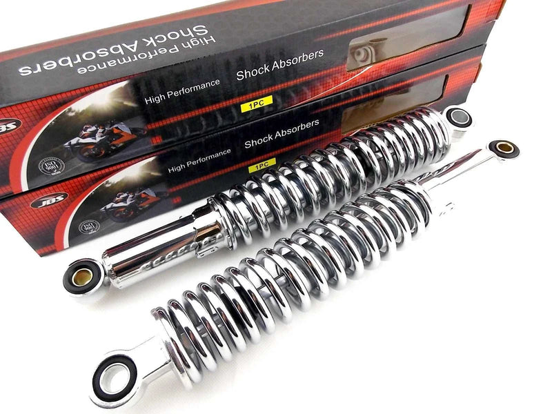 Honda CT110 Postie Bike 350mm Chrome Shock Absorbers