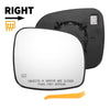 CHRYSLER DODGE RAM Right Side White Mirror Glass w/ Back Heated