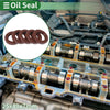 MakeModel Oil Seal / 25x40x7mm / Seal Ring FKM Rubber Brown 5 Pcs