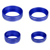 Ford F-150 7 x Blue AC Climate Control Knob Trim Covers (2021-2022)