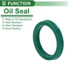 MakeModel Oil Seal 28x35x5mm 5 Pcs Rotary Shaft Seal TPU High Pressure Green