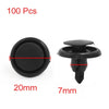 Honda, Mitsubishi 100 Pcs Mudguard Bumper Push-Type Clip Retainers