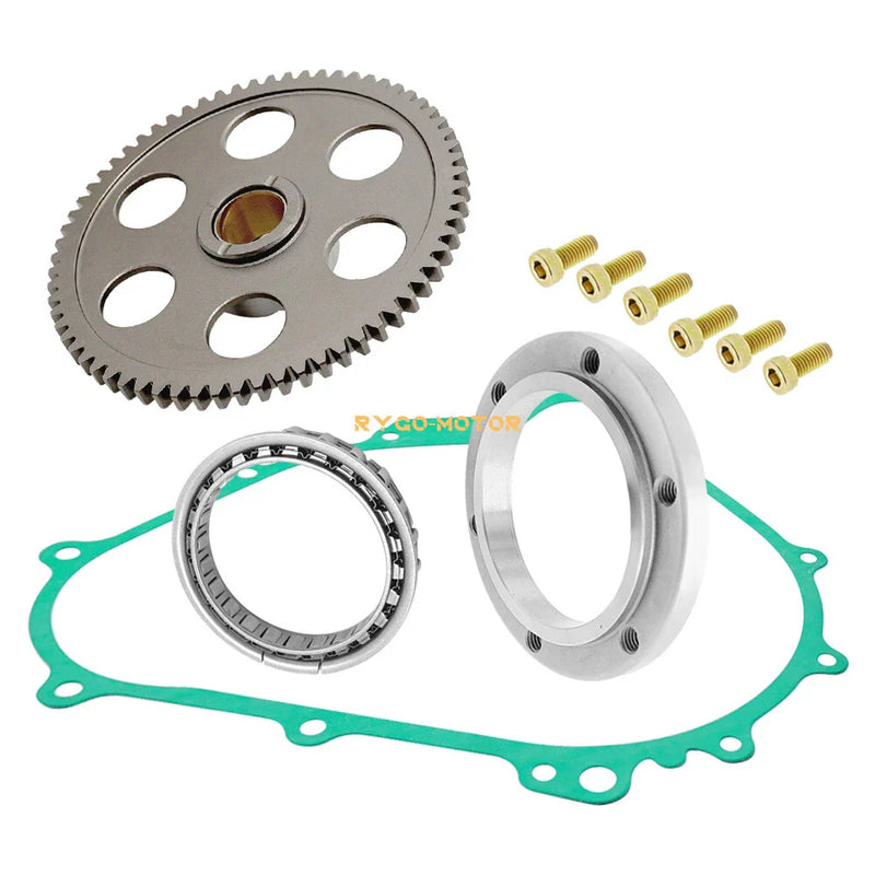 Yamaha Kodiak 400 450 ATV Starter Clutch One Way Gear Bearing & Gasket