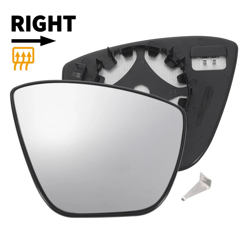 Ford Ka Right Side White Convex Heated Mirror Glass (2016-2021)