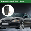 Volvo S80 (2007-2012) Black Beige Faux Leather Car Gear Shift Knob Cover