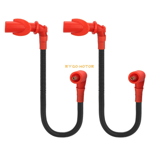 Polaris Ranger 800 2 x Ignition Coils & Spark Plugs with Wire Cap