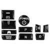 Accord Rubber Handbrake Parking Button Cap Cover Decal
