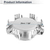 Chevrolet Silverado 1500 (2007-2013) 4x Silver Tone Wheel Hub Cap