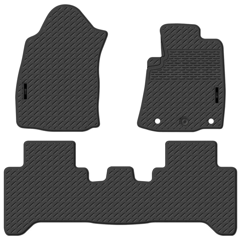 Toyota Hilux GUN122 / 125 15-19 Full Set Custom Fit Moulded Rubber Floor Mats