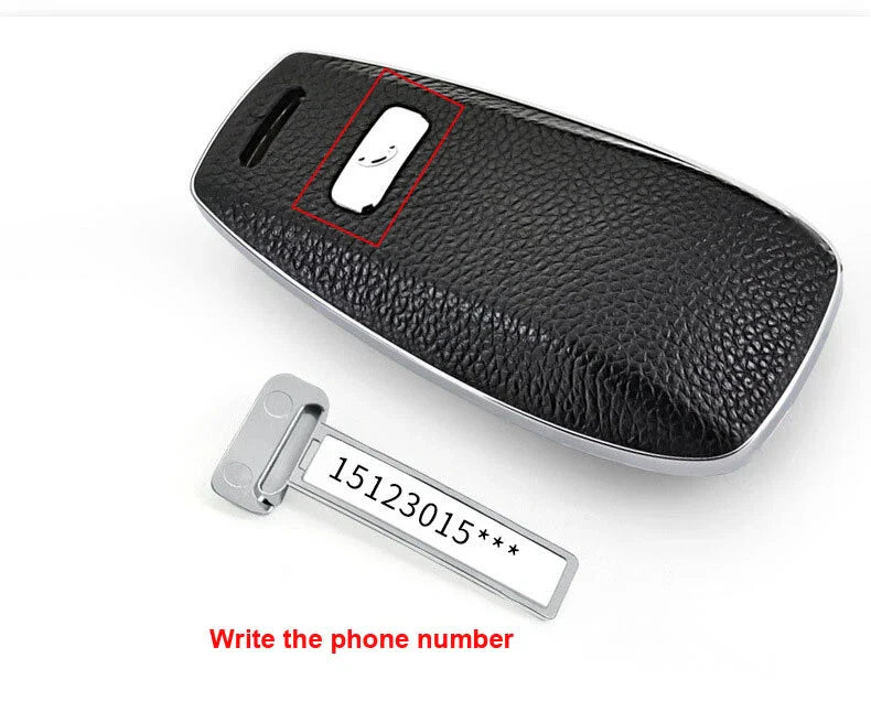 Benz E class E200 E300 2016-18 Black Leather FOB Key Cover Remote Bag fit