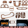 Honda CRV CR-V 18x Peach Wood Grain Car Interior Cover Trim (2017–2022)