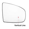 BMW X5 X6 Heated Rearview Mirror Glass with Backing Plate