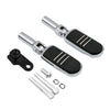 Harley Softail FLS, FLSTSB Chrome Rear Footpegs Mounts (2012-2017, 2008-2011)