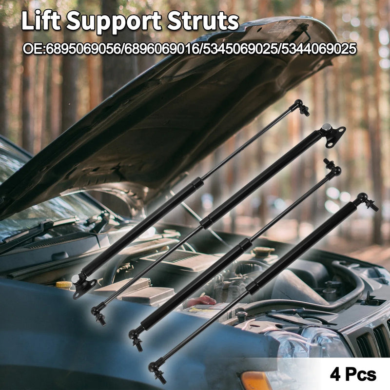 Toyota Land Cruiser Front Hood and Rear Hatch Lift Supports Struts