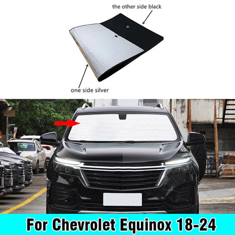 Chevrolet Equinox Sun Shade Front Windshield Window UV Block (2018–2024)