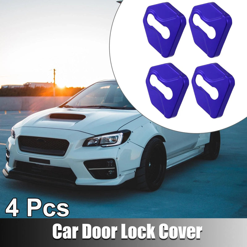 Subaru 4 x Stainless Steel Car Door Lock Latch Covers