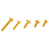 Suzuki Kawasaki BMW 195pcs Motorcycle Fairing Bolts Gold Tone