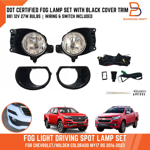 Holden Colorado Ute RG Pickup Fog Lamp Light Covers (2016-2022)