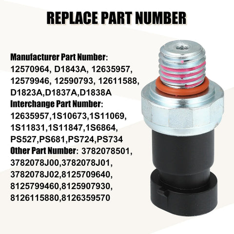 Buick Chevrolet Cadillac Engine Oil Pressure Sensor