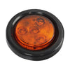 2" Round LED Light Trailer Side Marker Clearance Grommet Amber