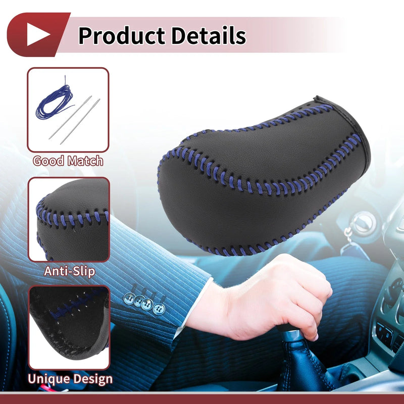 Mazda CX-5 (2013-2014) Black Blue Car Gear Shift Knob Cover