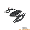 BMW S1000RR Fender Eliminator License Plate Holder w/ LED Lights (2009-2023)