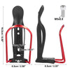 Make Model 2 x Adjustable Bicycle Bike Motorcycle Drink Holder Cup Bottle Cages Rack Red