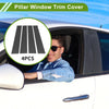 Dodge Ram (2009 - 2018) CF Pattern Black 4 Pcs Pillar Window Trim