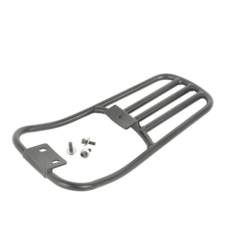 Harley Softail Deluxe Black Rear Fender Luggage Rack (2005-2017)
