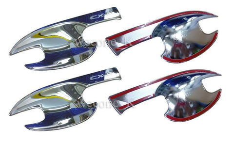Mazda CX-5 4 x Chrome Door Handle Bowls (2013-2015)