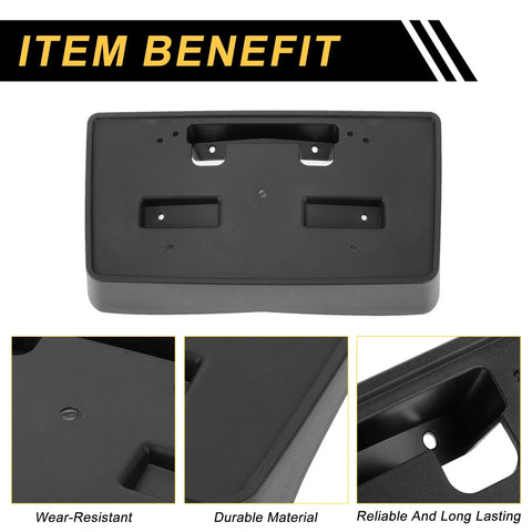 Chevrolet Silverado 1500 Bumper License Plate Bracket Holder (2014-2016)