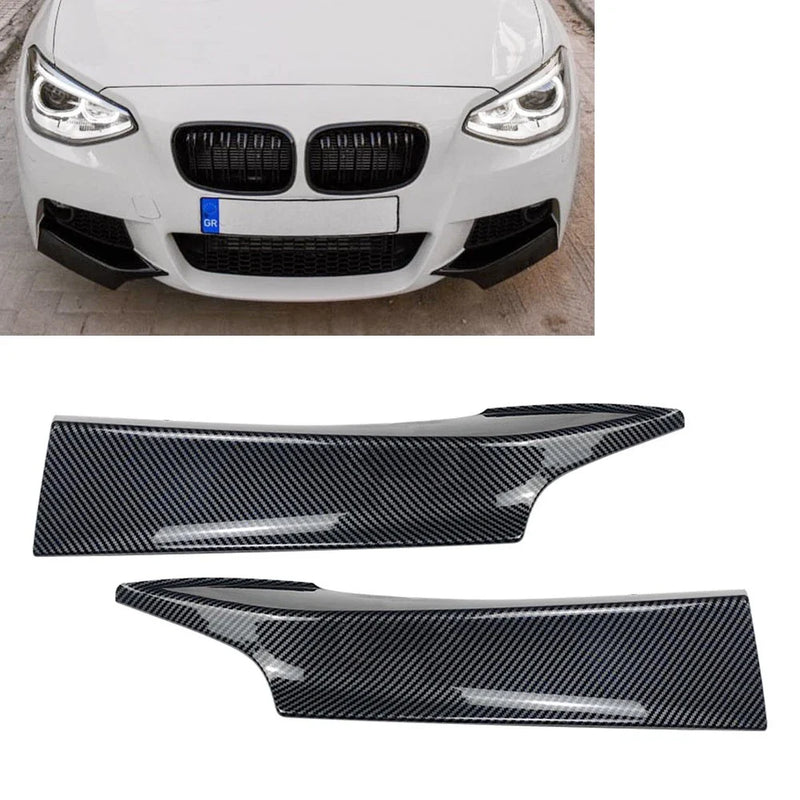 BMW 1 Series F20 F21 M Sport Front Bumper Side Splitter Cover Trim (2011-2015)