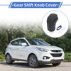 Hyundai Tucson (2015-2018) - Black Blue Car Gear Shift Knob Cover