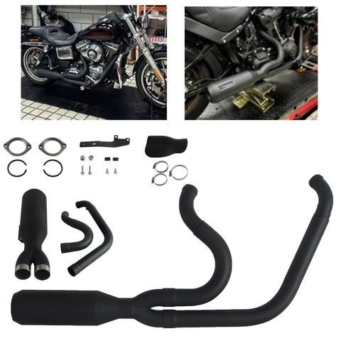 Harley Dyna Street Bob EFI 304 Stainless Steel Exhaust System (2006)