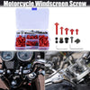 Honda CBR 137pcs Fairing Bolts Screws Fasteners Mounting Washers Nuts Red