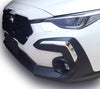 Subaru Crosstrek 2 x Chrome Front Bumper Fog Light Cover Trims (2024–2025)