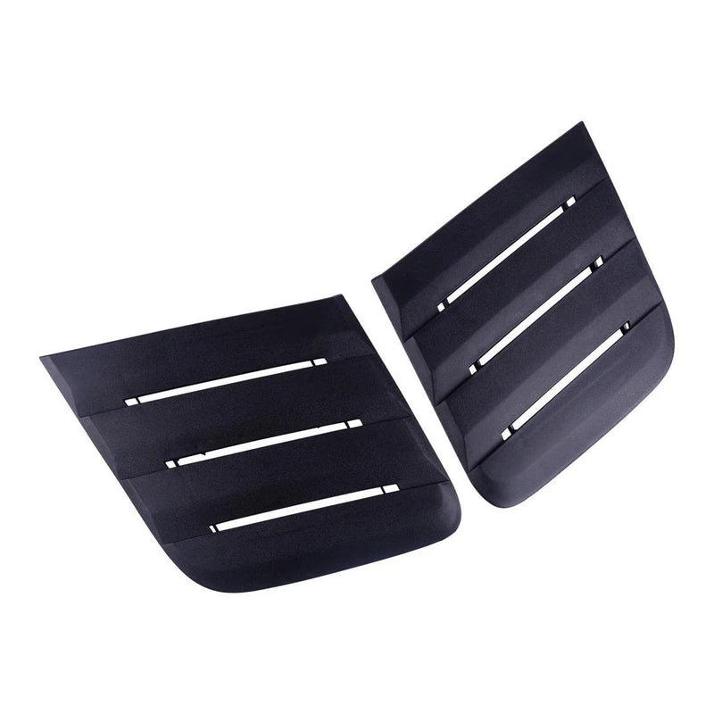 Ford Mustang Black Hood Vent Heat Extractors Covers (2018-2019)